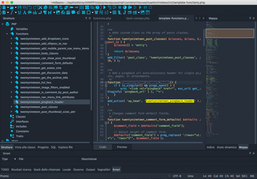 smart free cross-platform IDE (editor)